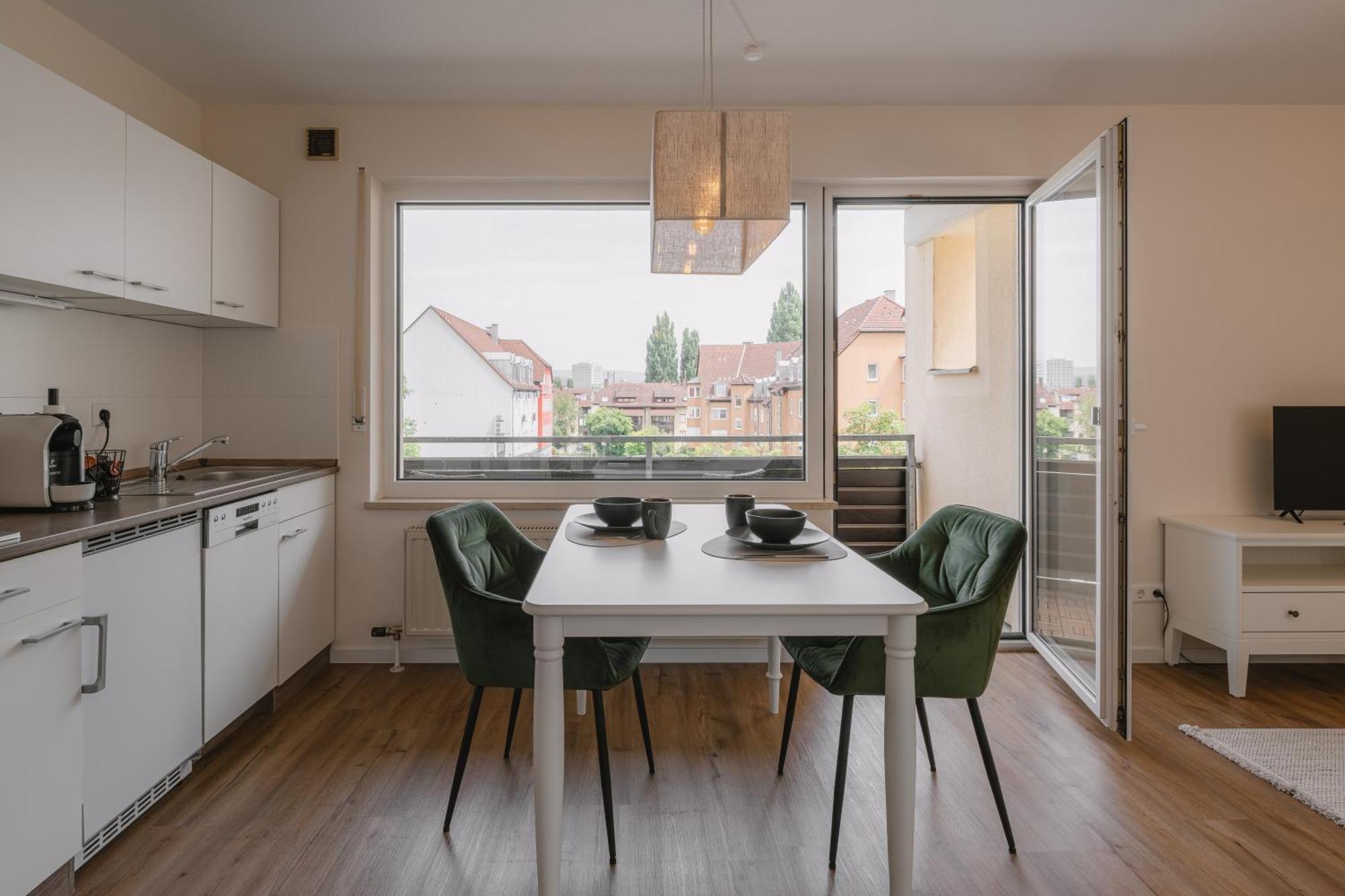 Exklusiv & Zentral: 1-Zi. Apartment Mit Balkon Stellplatz Bayreuth Extérieur photo